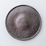 Dinner plate. Stoneware dinner set with metallic radiance.