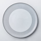 Dinner plate. This award winning tableware portray the complexity of harmony in music. Different geometrical patterns combined to create a harmony on your dinner table