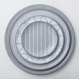 This award winning tableware portray the complexity of harmony in music. Different geometrical patterns combined to create a harmony on your dinner table