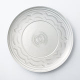 Charger plate. Sophisticated, classical, yet still modern dinnerware set. creation of Vista Alegre with the French designer Sam Baron.